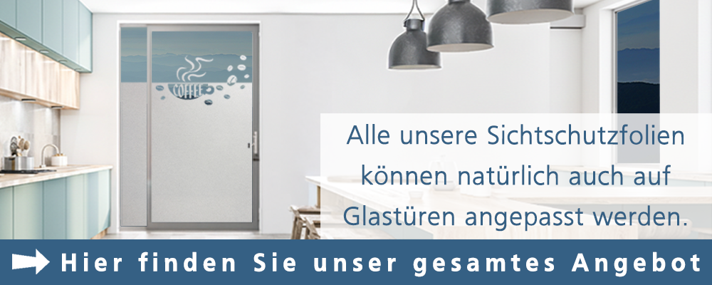Sichtschutzfolien Motive passen auf alle Glastüren
