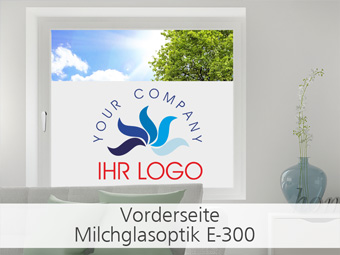 Milchglasfolie E 300 Vorderseite