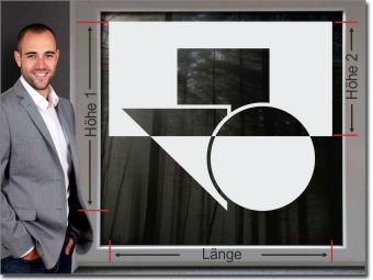 Sichtschutzfolien Größenberechnung