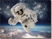 Preview: Glasbild Astronaut