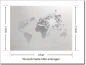 Preview: Sichtschutz Milchglasfolie mit Kompass und Weltkarte