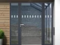 Preview: Durchlaufschutz für Glas mit mittelbreiten vertikalen Streifen Preview: Durchlaufschutz für Glas mit mittelbreiten vertikalen Streifen