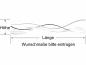 Preview: Durchlaufschutz für Glas mit Wellendesign - Ansicht Größeninformation und Farbauswahl Preview: Durchlaufschutz für Glas mit Wellendesign - Ansicht Größeninformation und Farbauswahl