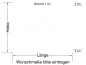 Preview: Eigenes Logo als Sichtschutzfolie mit zwei Streifen - Ansicht Beispielbild mit Farbauswahl
