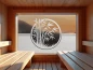 Preview: Fensterfolie Bambuspflanze im Kreis