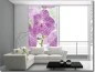 Preview: Fensterfolie mit floralem Print in pink