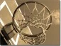 Preview: Fotofolie Fensterbild Basketballkorb farbig sepia
