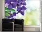 Preview: Foliendruck mit Blauer Orchideenblüte