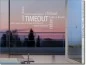 Preview: Glasfolie Timeout