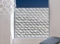 Preview: Milchglasfolie Rautenmuster auf Fenster