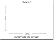 Preview: Blickschutz in Sandstrahloptik mit der Kontur von Wuppertal
