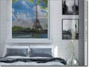 Preview: Fensterbild Paris bei Tag