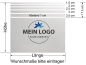 Preview: Türfolie Eigenes Logo als Digitaldruck - Ansicht Beispielbild