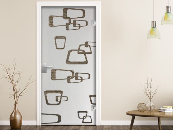 Preview: Milchglasfolie Retrodekor