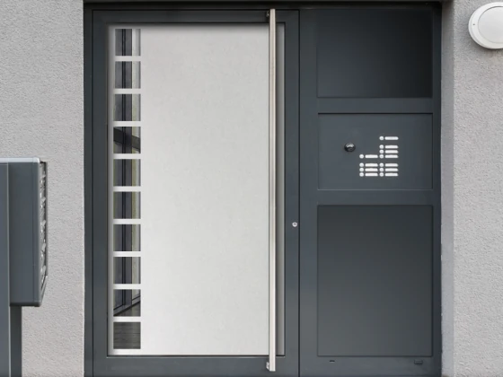 Glastür Sichtschutzfolie Vierecke