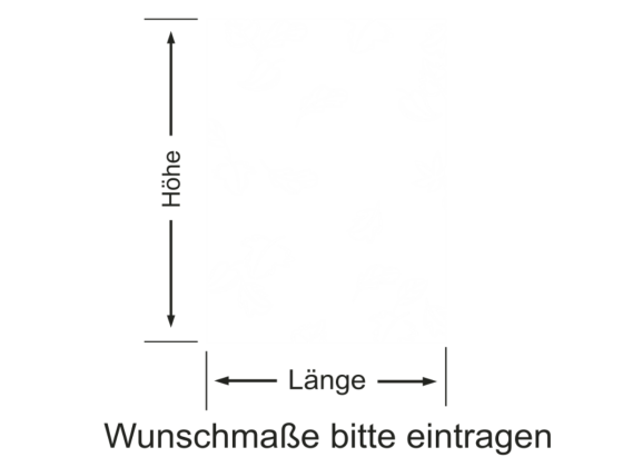 Preview: Fensterfolie Blätter - Ansicht Farbauswahl
