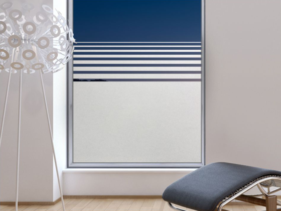 Preview: Glastür Glasdekorfolie Gestreift