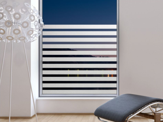 Preview: Blickschutzfolie Streifen 5/3 cm