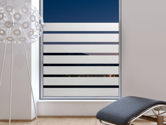 Preview: Glastürfolie Streifen 10/3 cm