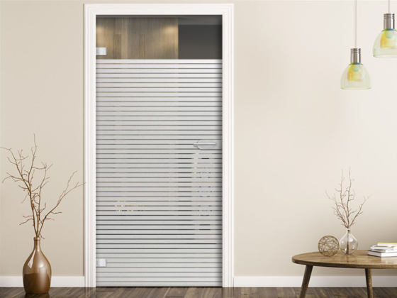 Preview: Blickschutz mit Streifen 3/0,5 cm