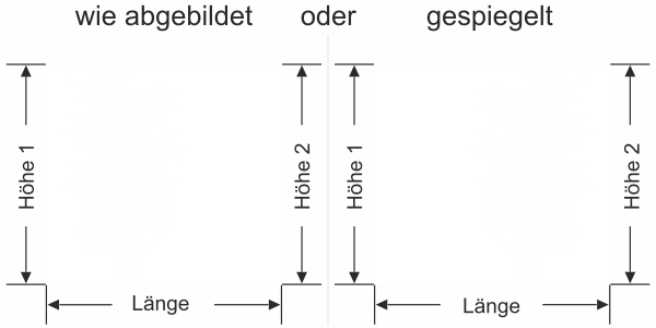 Sichtschutz Fensterfolie Bambusstrauch