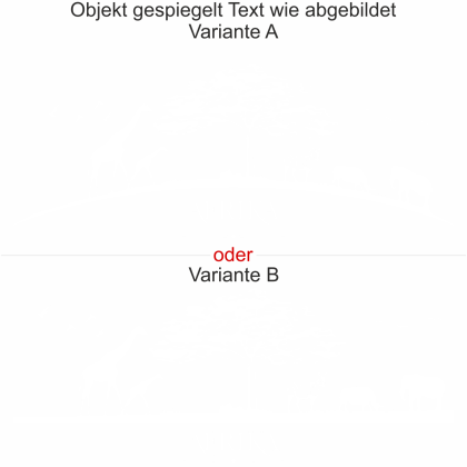 Fensteraufkleber Afrika - Ansicht Ausrichtung - Variante und Farbauswahl