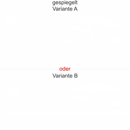 Fensteraufkleber Afrika - Ansicht Ausrichtung - Variante und Farbauswahl