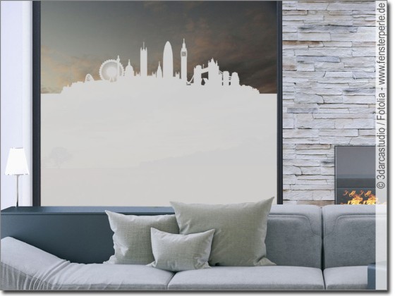 Preview: Sichtschutzfolie Skyline London