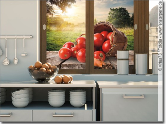 Preview: Fensterbild Tomaten