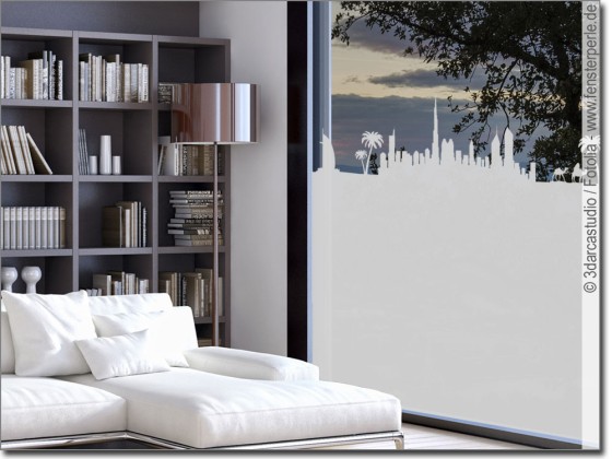 Preview: Fensterfolie Skyline Dubai