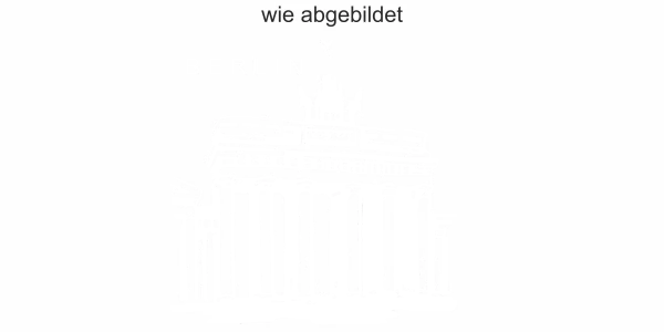 Glastattoo Brandenburger Tor - Ansicht Farbauswahl und Ausrichtung