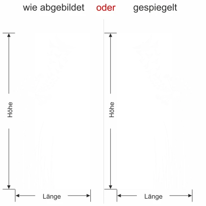 Türfolie Pusteblume mit Vogelschwarm