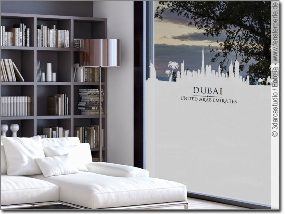 Preview: Fensterfolie Skyline Dubai Preview: Fensterfolie Skyline Dubai