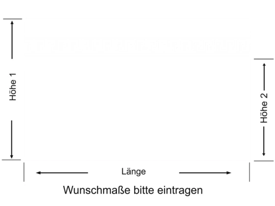 Sichtschutzfolie für Fenster Mäander - Ansicht Ausrichtung und Farbauswahl