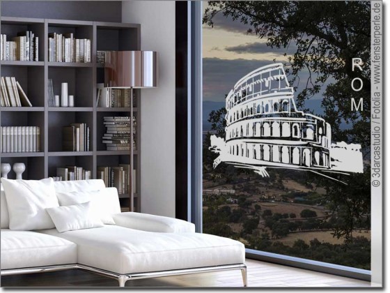Preview: Selbstklebefolie für Fenster Rom Preview: Selbstklebefolie für Fenster Rom