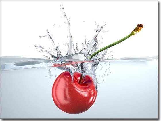 Preview: Klebebild Kirsche