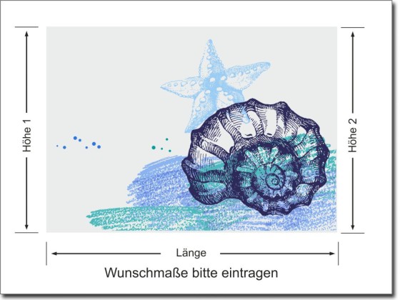 Preview: Sichtschutz Milchglasfolie Meer