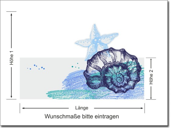 Preview: Sichtschutz Milchglasfolie Meer