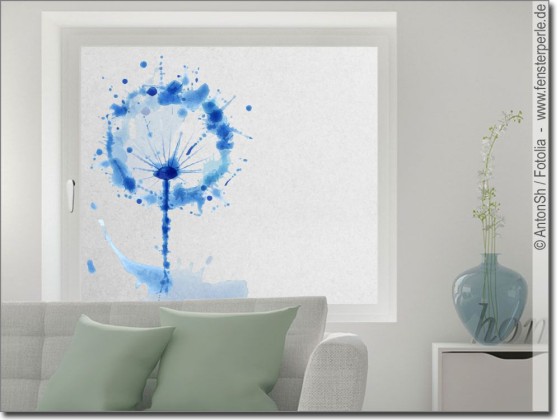Preview: Sichtschutz Milchglasfolie Pusteblume Preview: Sichtschutz Milchglasfolie Pusteblume