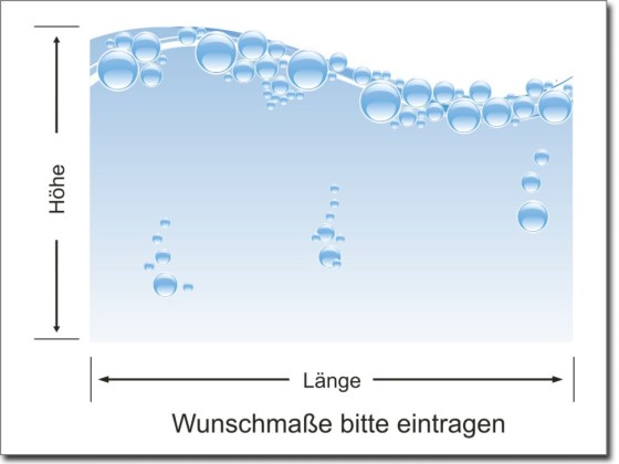 Preview: Sichtschutz Milchglasfolie Wasserperlen