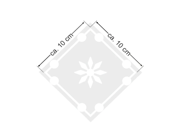 Sichtschutzfolie Musselin Optik 10 | Druck Wunschfarbe