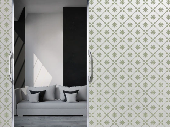 Blickdichte Milchglasfolie Musselinglas