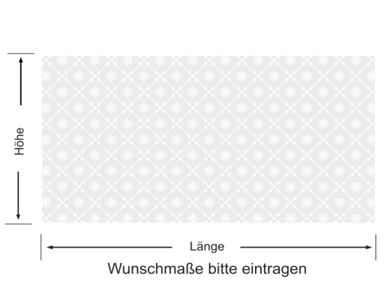 Preview: Sichtschutzfolie Musselin Optik 5 | Druck Wunschfarbe