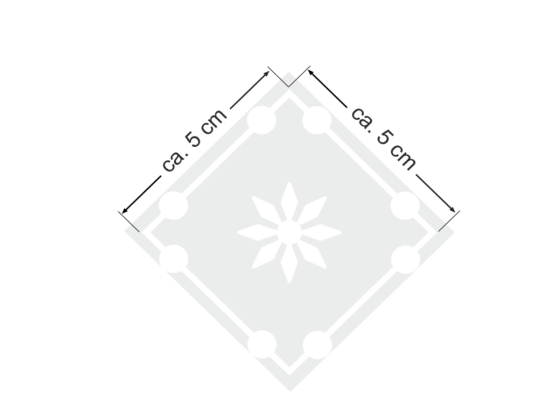 Preview: Sichtschutzfolie Musselin Optik 5 | Druck Wunschfarbe