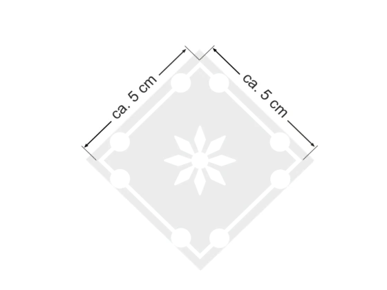 Sichtschutzfolie Musselin Optik 5 | Druck Wunschfarbe