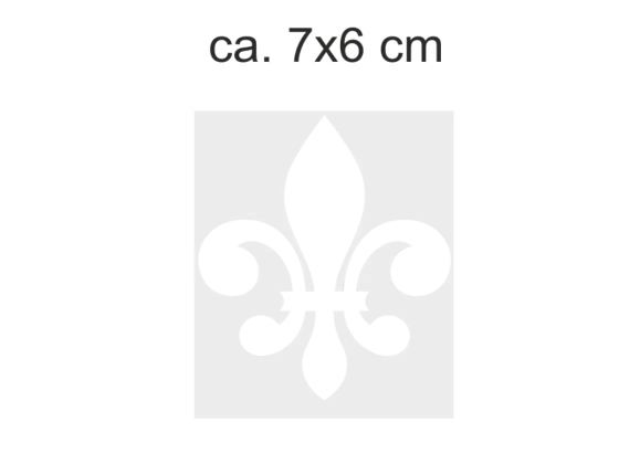 Sichtschutzfolie Fleur-de-Lis | Druck Wunschfarbe