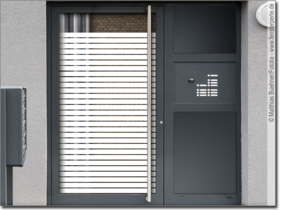 Preview: Blickschutz Glastür Streifen 5/1 cm