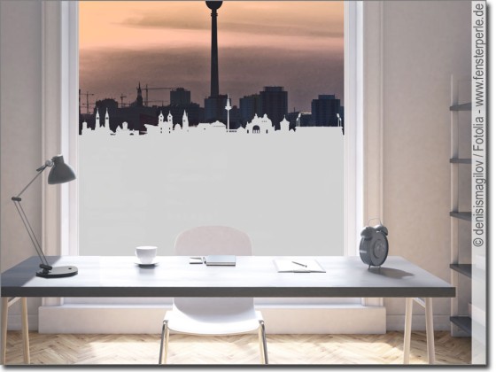 Preview: Sichtschutzfolie Skyline Nürnberg