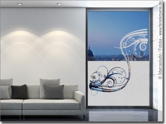 Preview: Sichtschutz Ornament Welle Preview: Sichtschutz Ornament Welle