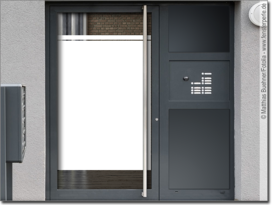 Preview: Blickschutz Milchglasfolie Streifen